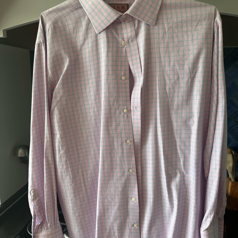 Classic Thomas Pink button down dress shirt - French cuffs
